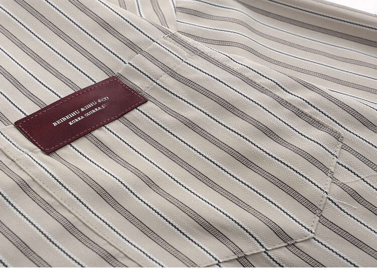 shanshi Men's shirts Spring Autumn new style lapel long sleeved striped and women casual student versatile shirt for men