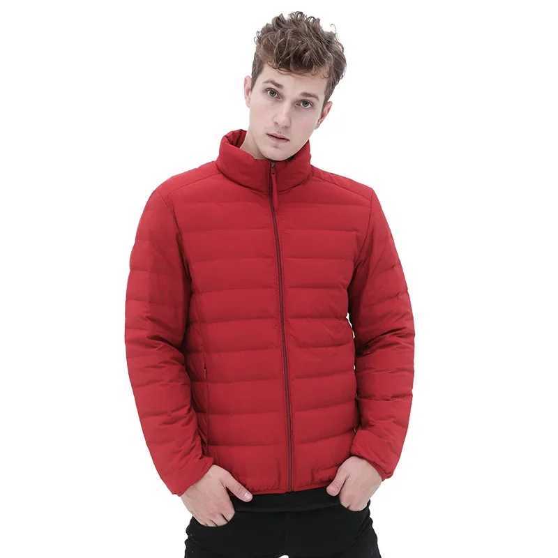 2024 New Mens 90% White Duck Down Seamless Autumn Winter Warm Jacket Male Lightweight Breathable Windproof Packable Down Coat LX241018