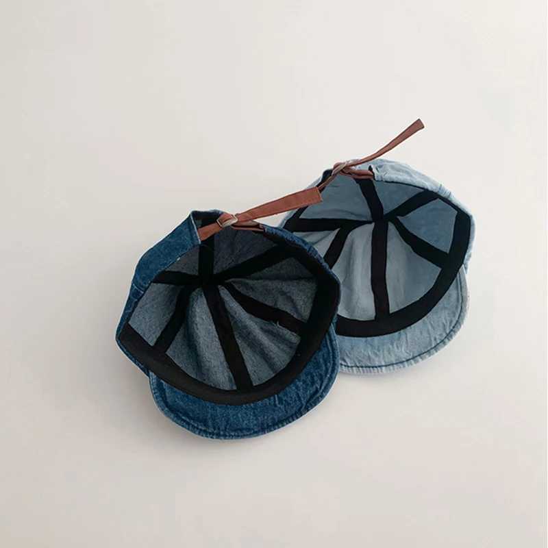 Retro Denim Baby Cap Spring Summer Adjustable Children Baseball Caps for Girls Boys Casual Sun Visor Hat LX241018