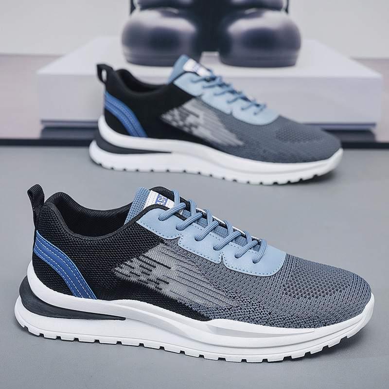 Comfortable Breathable Mesh New Summer Versatile Heightening Dad Casual Youth Running and Sports Shoes