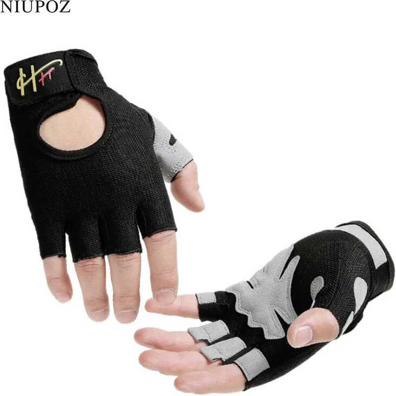 Half finger outdoor sports gloves mens and womens cycling gloves Luvas Guantes protective gloves suitable for climbing finger gloves S1W241018