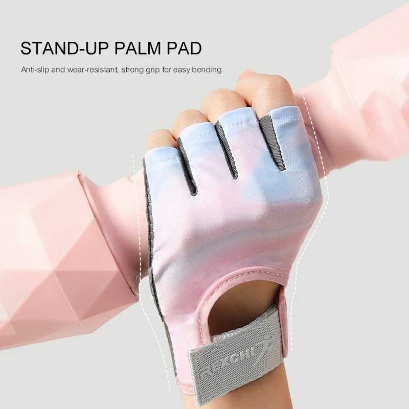 Mens and womens yoga gloves anti-skid sports gloves fitness training gloves foam pads soft sportswear weight lifting sports glovesW241018