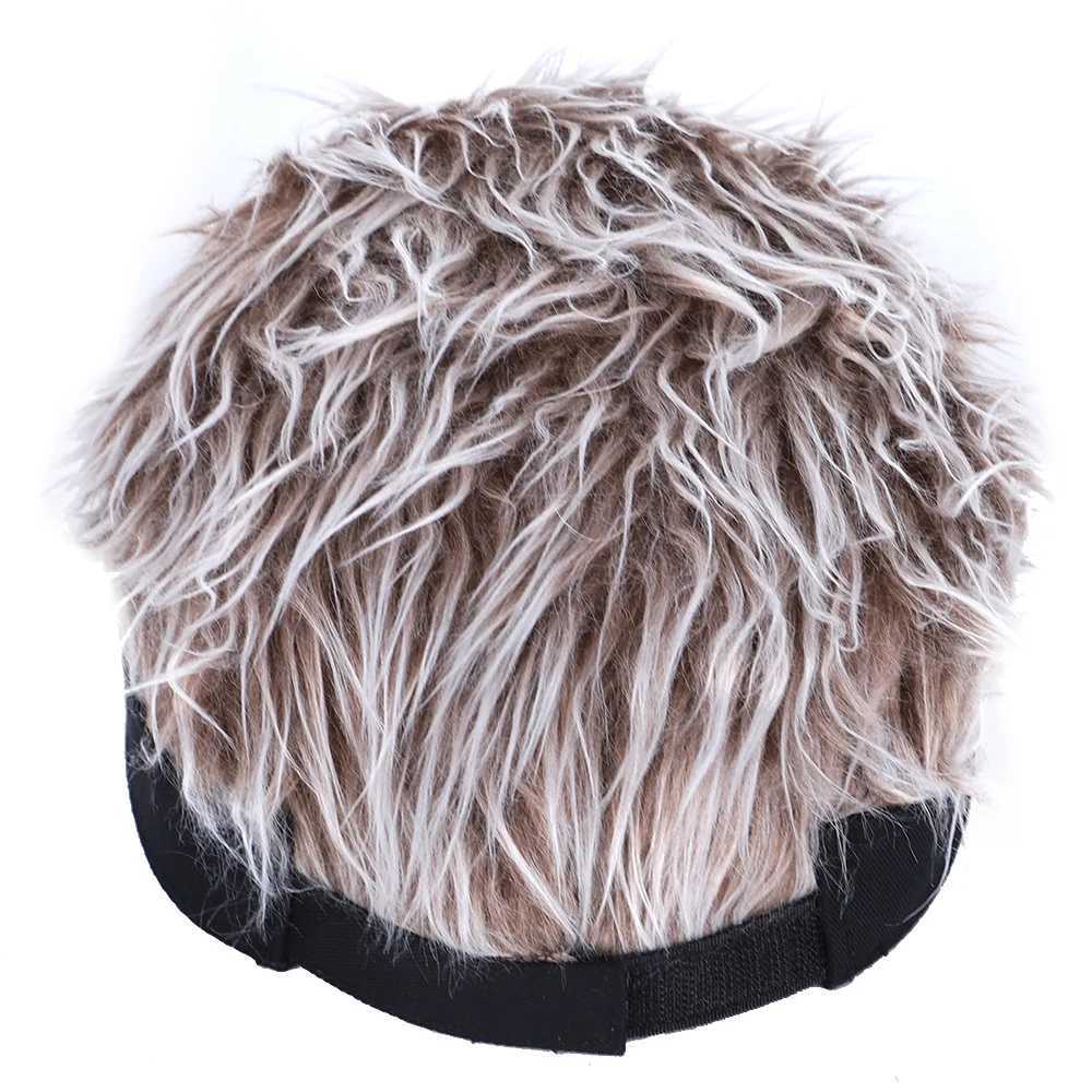 Golf Baseball Cap with Fake Flair Hair Cap Sun Visor Fun Toupee Hats Mens Womens Spiked Hairs Wig Hat Moto Gp Baseball CapX241018