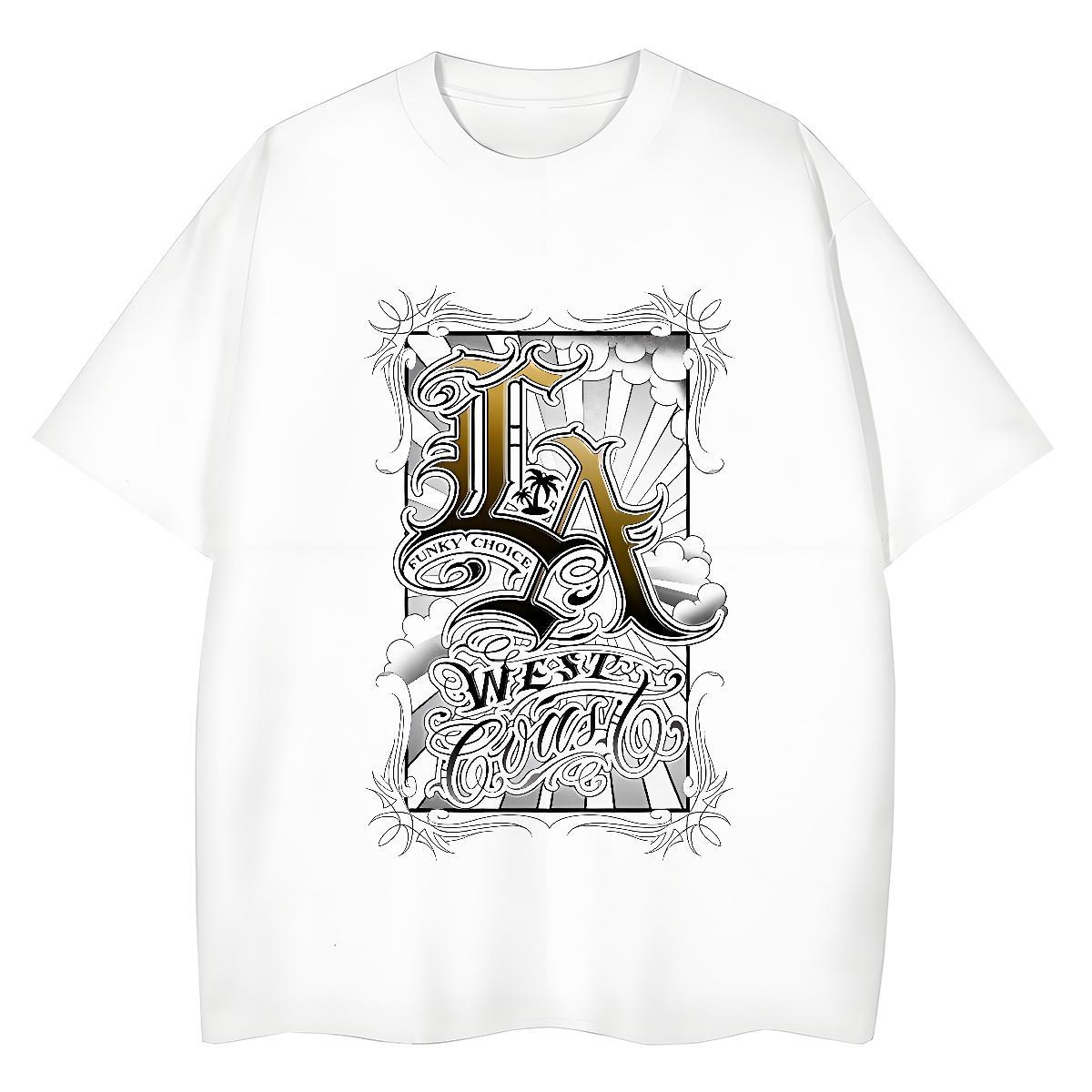 2024 Women T Shirts 230g 100% Cotton Crew Neck Casual Daily Wear Religion Tshirt for Man Woman Designer Cartoon Anime Top Shirts