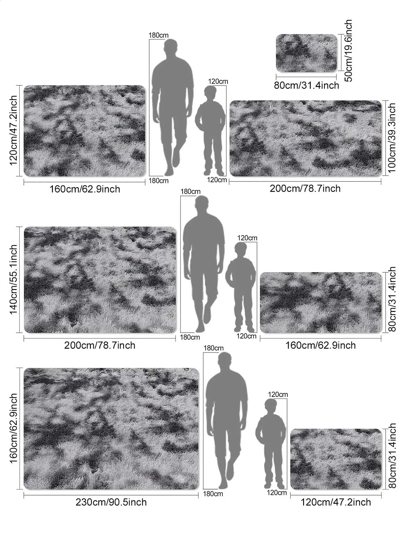 Plush carpet living room sofas floor mats modern soft and fluffy home for rens bedrooms game carpets Christmas gifts 1017 H260226