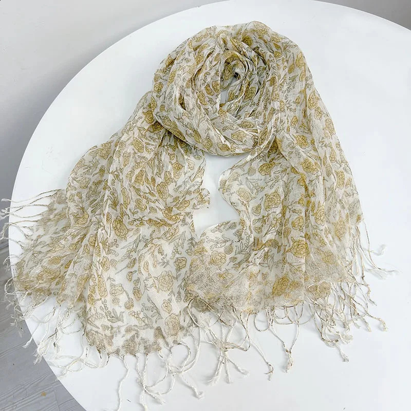 Spring and summer 100% elegant printed lightweight small square scarf slim scarf large-sized scarf 241017