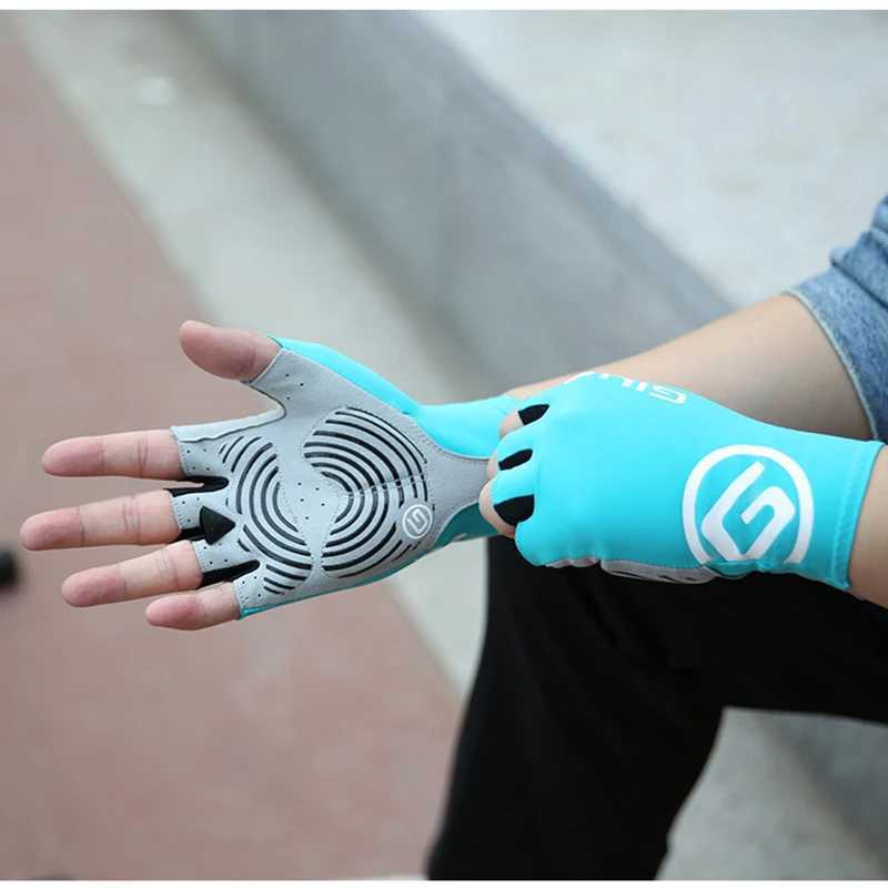 GIYO Mountain Road Bike Summer Bike Gloves Breathable Half Finger Gloves Mens and Womens Sports Cycling Shockproof Bike GlovesW241018