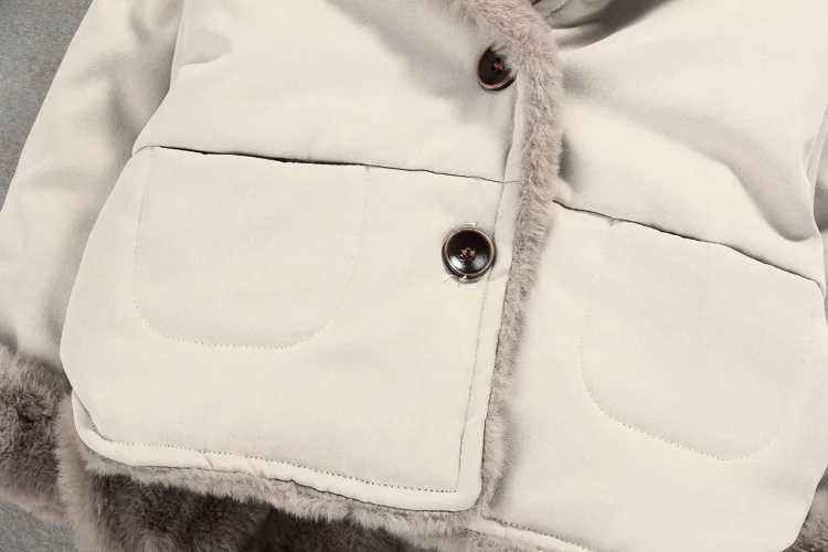 OLEKID Autumn Winter Baby Wool Jacket Cartoon Hoodie with Velvet Baby Coat Newborn Baby Clothing Kindergarten Park M241018