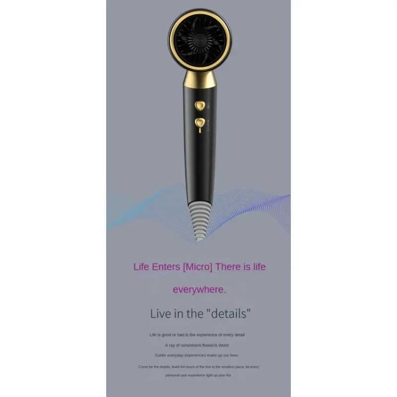 High Speed Quick Dry Hair Dryer Electric Hair Brush 2400W Dryer Hair Stand Bathroom Hot Air Anion Hair Care HomeXJ241017