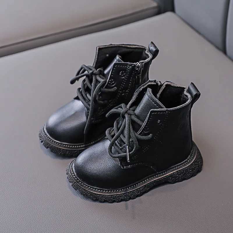 Boots 2021 Winter Baby Girls Boys Snow Boots Warm Plush Infant Toddler Boots Outdoor Soft Bot Non-Slip Children Boots Kids Shoes H241018