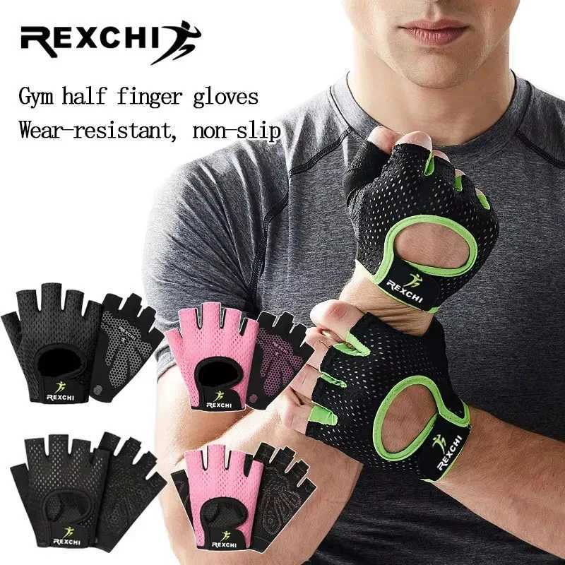 Gym gloves fitness weightlifting gloves body building training gloves fitness half finger handguardsW241018