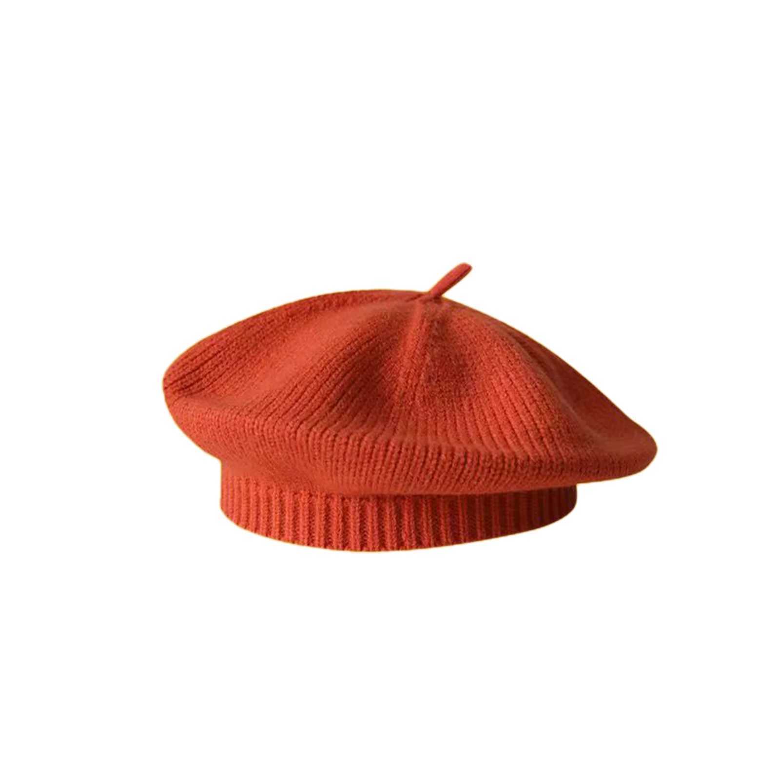 Infant Baby Boy Girl Beret Hat Vintage Solid Color Knitted Caps Casual Toddlers Warm Hat for Spring Fall LX241018