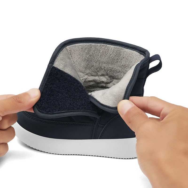 Boots Winter Warm Childrens Snow Boots Plush Top Anti slip Casual Childrens High quality Waterproof Cloth Shoes Thick Boys and Girls Cotton Shoes H241