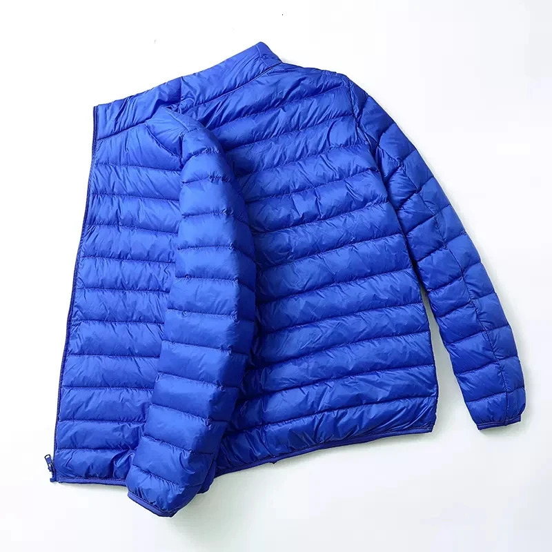 Autumn Winter Ultra Light White Duck Down Jacket Men Waterproof Casual Outdoor Portable Lightweight Male Padded Coats Plus size 241018