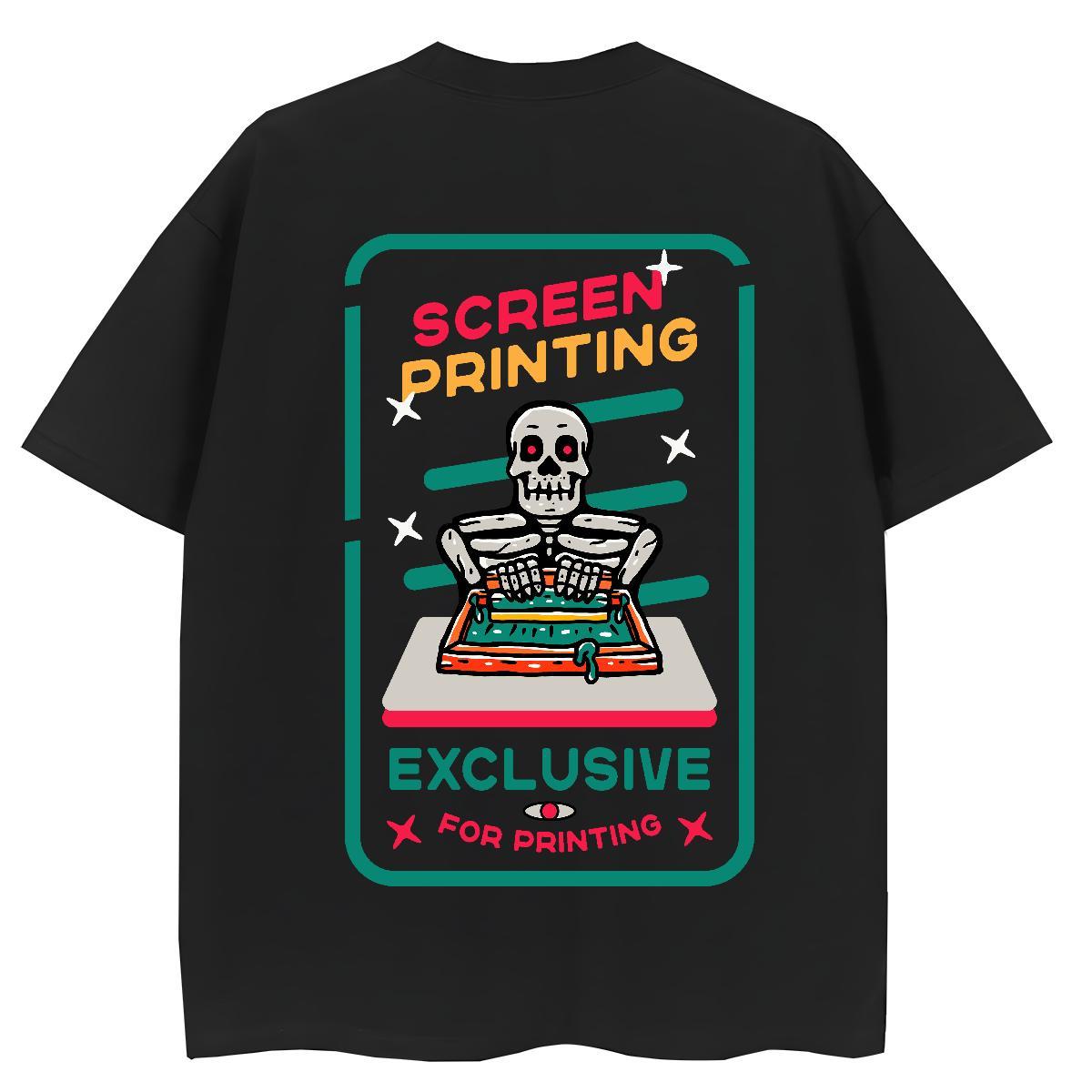 Fashion T-Shirts for Women 230g 100% Cotton Breathable Crew Neck Casual Sport skull Lady T shirt Popular DIY Anime Tops