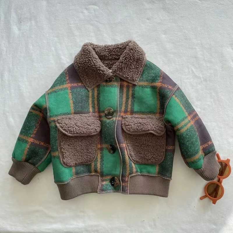 Autumn and winter childrens clothing baby clothing cashmere cardigan wool cardigan wool jacket boys coat M241018