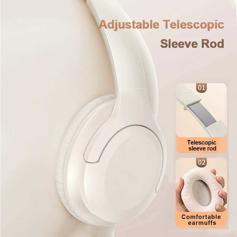 Headphones PARAMITA ANC Noise Canceling Headphones A1 Wireless Bluetooth Headphones BT5.3 400mAh Over-Ear Foldable for Sports Work Games Z241018