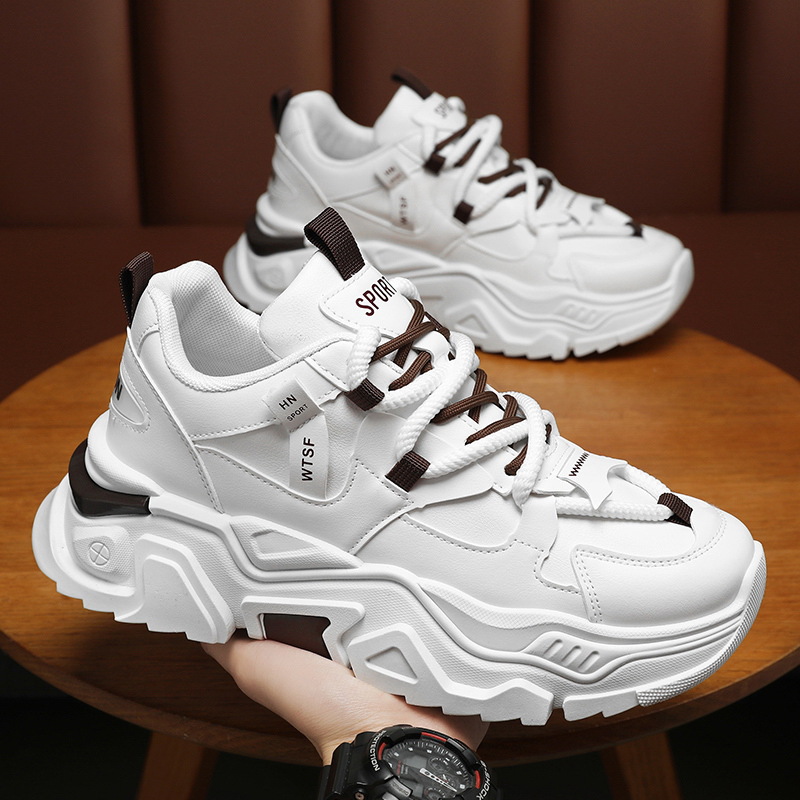 Men's Autumn New Korean Version Thick Soled Fashionable Versatile Casual Shoes