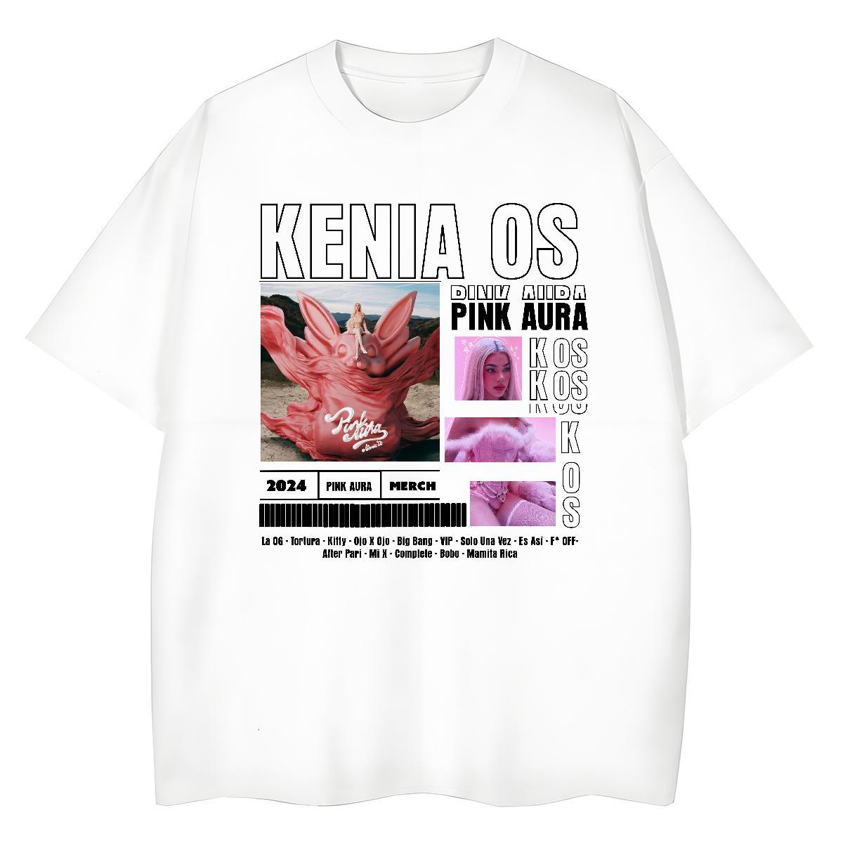 2024 DIY T Shirt For Woman 230g 100% Cotton Breathable Crew Neck Hip Hop Street KENIA Womens Tshirts Designer Plus Size Custom Top Shirts