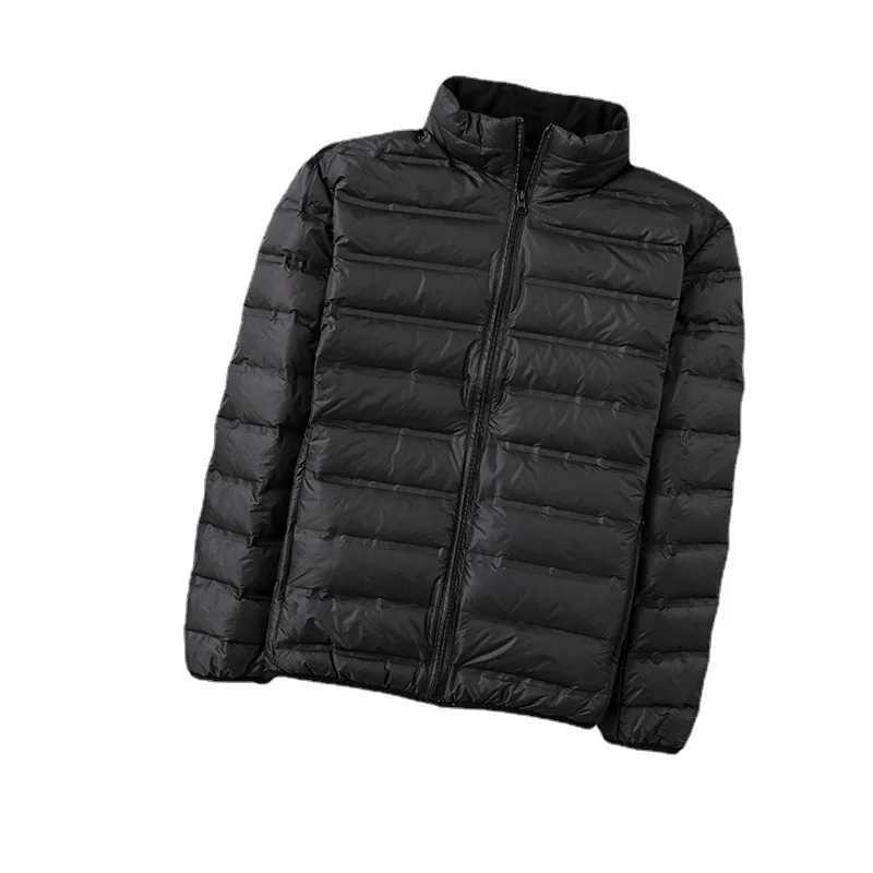 Detachable Cap Light Down Jacket Mens Short Section 2023 Autumn Winter White Duck Down Waterproof Windproof Breathable Jacket LX241018