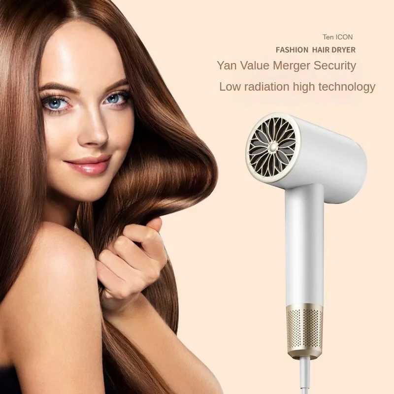 2000W Anionic High Speed Hair Removal Machine Electric Turbine Safe Low Noise Constant Temperature Fast Drying Suitable for Home Salon W241018