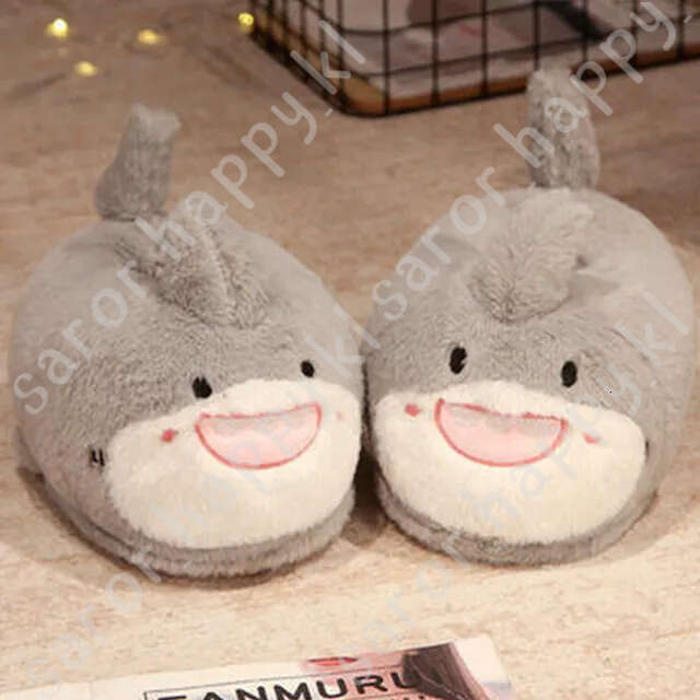 New Home Slippers Cartoon Bee Modeling Design 2023 White Warm Adult Lady Plush Head Silent Indoor Floor Women Fun Slippers 389