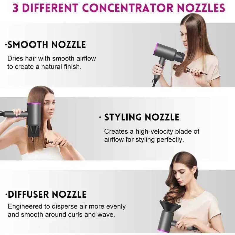 Slopehill professional ion hair dryer power 1800W fast drying low-noise hair dryer W241018
