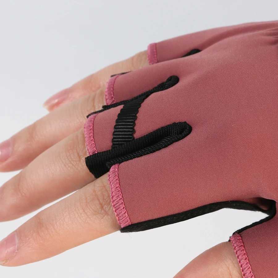 Mens and womens non slip yoga gloves cotton half finger gloves breathable outdoor cycling Pilates sports fishingW241018