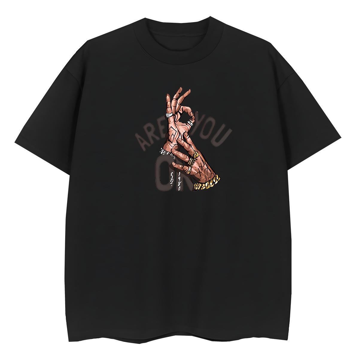 Casual New T Shirts Women 100% Cotton 230g Short Sleeve O-Neck Street skull Woman Tshirt Unisex Oversized Clothes