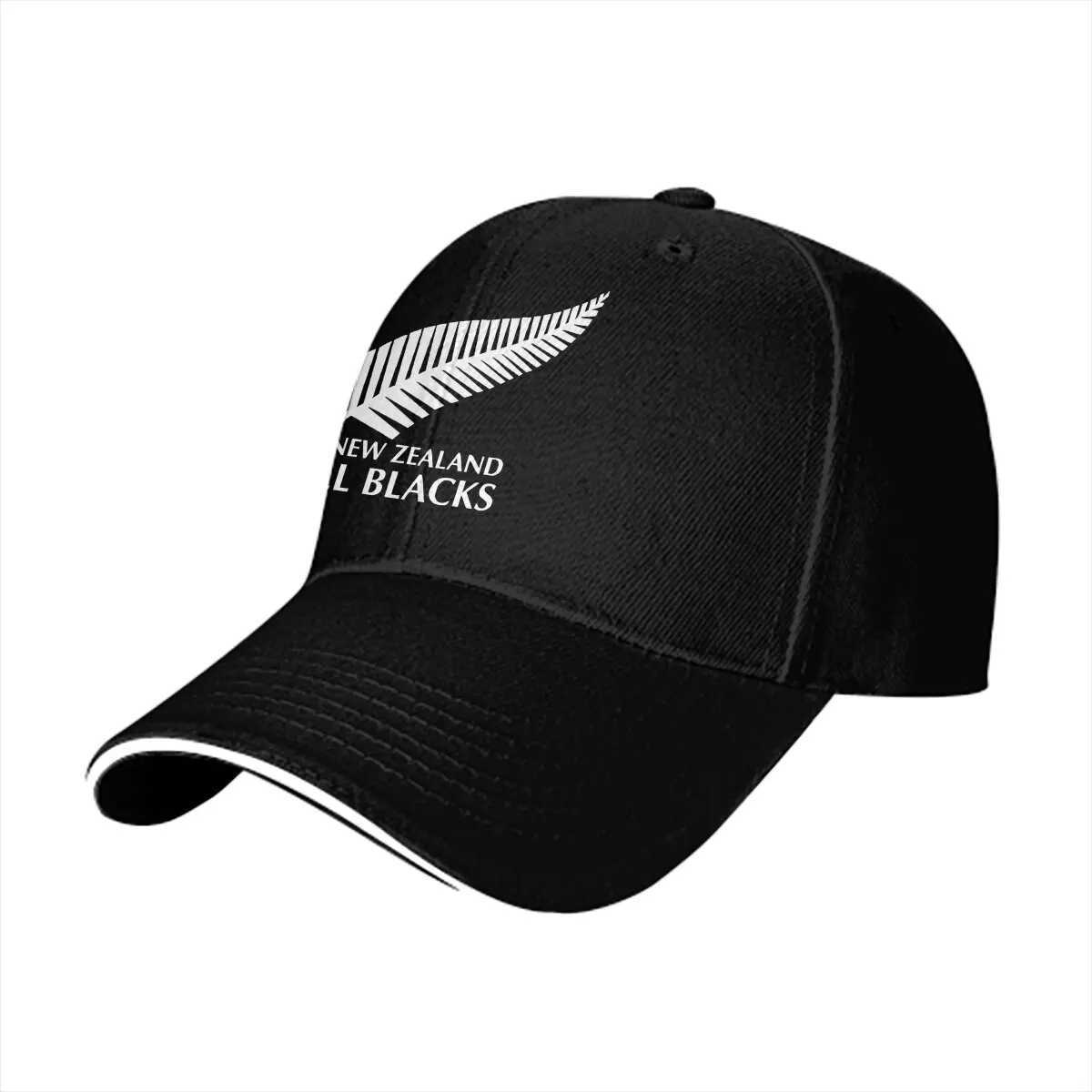 Summer Cap Sun Visor All Blacks Rugby Hip Hop Caps Peaked HatsX241018