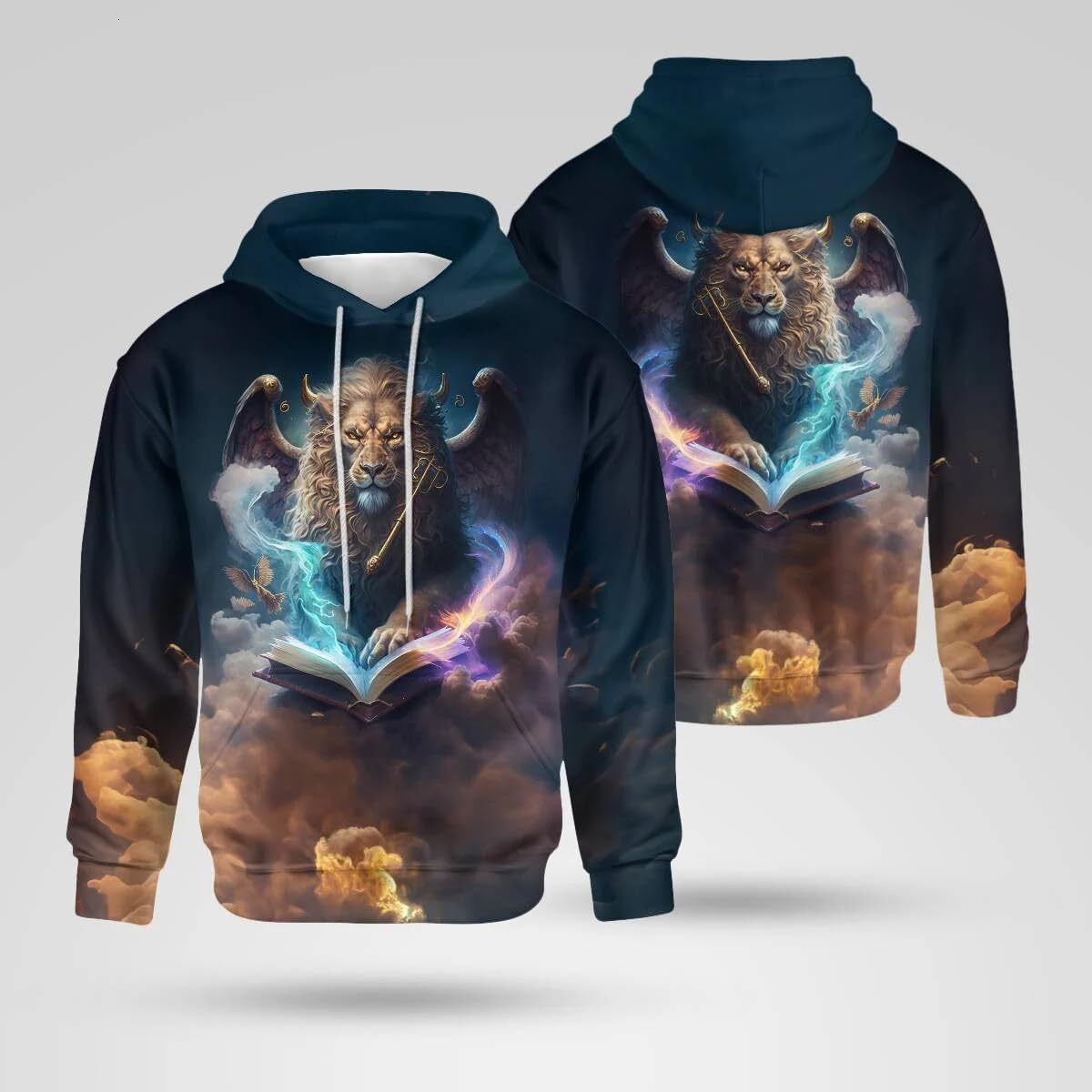 Hoodie for Mens Womens Lion Hoodies For Men 3D Print Design Leo Zodiac Pullover Sweatshirt Wildlife Adult Womans Animal Hoodie Graphic Hoodies Fashion