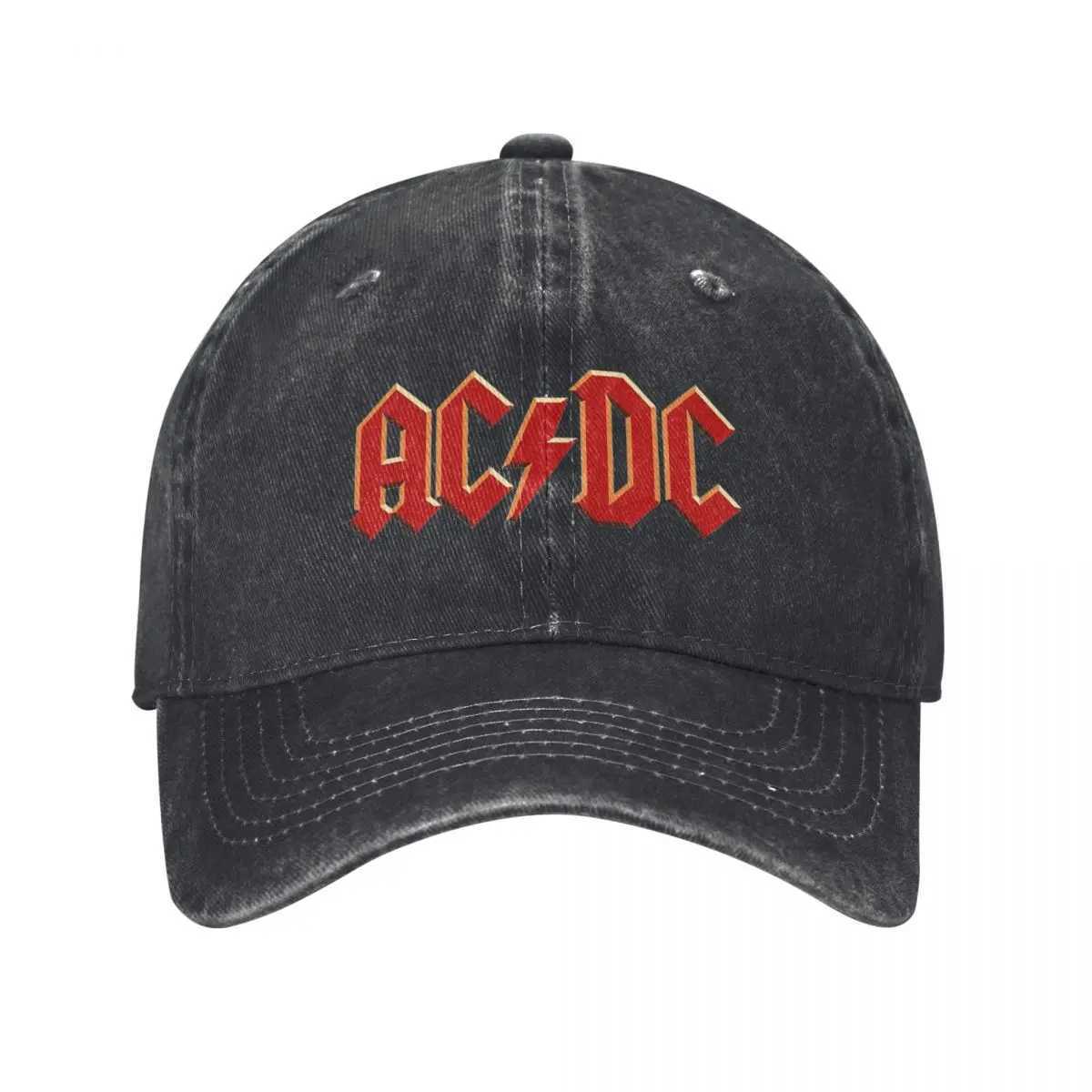 AC Heavy Metal Rock Music Band Baseball Cap DC Vintage Women Men Trucker Hat Sunscreen Tennis Skate Baseball Caps GiftX241018