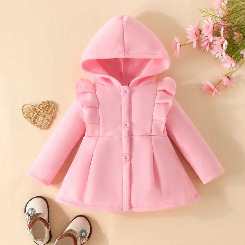 Winter baby jacket childrens jacket windproof childrens hooded single chest pure cotton baby jacket baby clothing 3-24M M241018