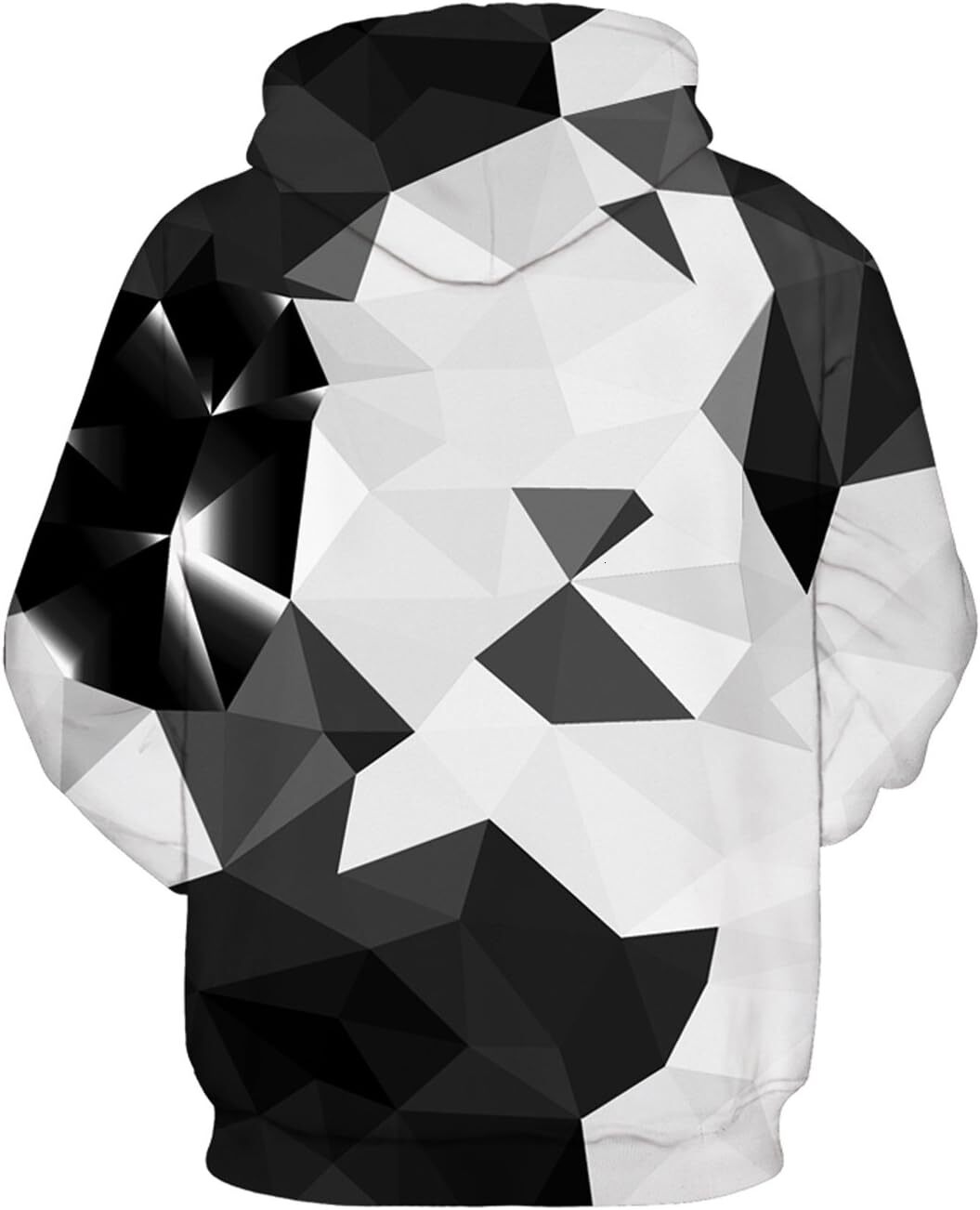 Men's hoodie Women's graphic hoodie Interesting novelty pullover sweatshirt Christmas black and white patchwork gift Black red Galaxy hoodie