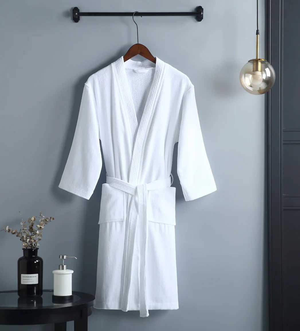 Womens Bathrobe Pure Cotton Large Size Spring Autumn Sleepwear Robe Long Sleeve Couple Home Wear Clothing Female Night RobesXJ241018