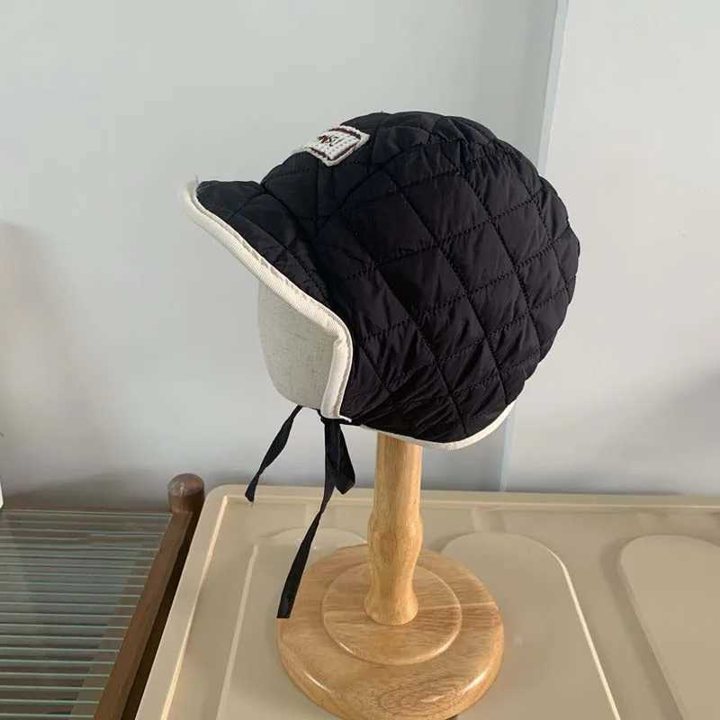 2024 Autumn Winter Baby Hat Childrens Warm Ear Caps For Boys Girls Korean Style Plush Warm Caps For Babies LX241018