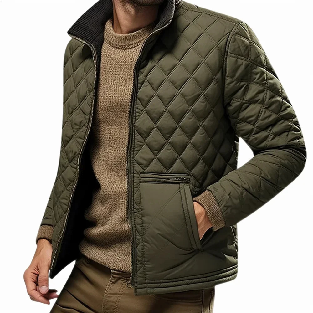 Mens Vintage Lightweight Quilted Jackets 241010
