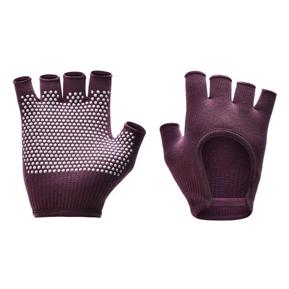 Womens anti slip yoga gloves are suitable for semi finger gloves breathable outdoor cycling Bicyc Pilates sports warm fishing glovesW241018