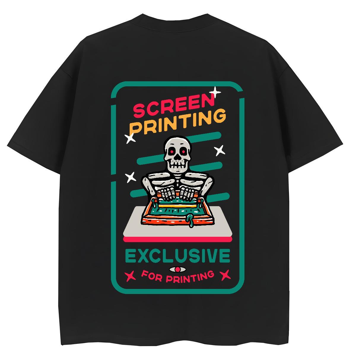 Fashion T-Shirts for Women 230g 100% Cotton Breathable Crew Neck Casual Sport skull Lady T shirt Popular DIY Anime Tops