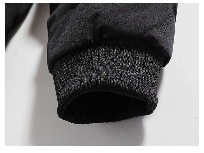 Mens Cotton Jacket 2024 Winter New Solid Color Thickening Short Slim Fit Business Stand Collar Coat Mens Trend Down Jackets LX241018