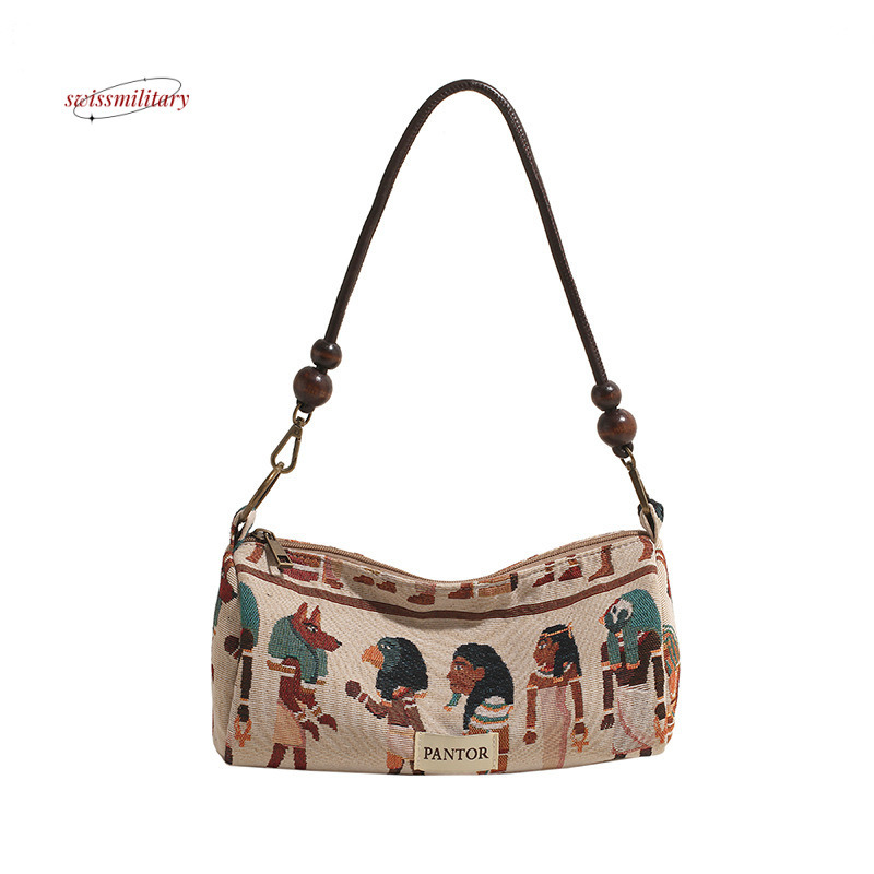 Tribal Personalized Small Fun Pharaoh Handbag Bohemian Style Shoulder Casual Underarm Bag #21 swissmilitary