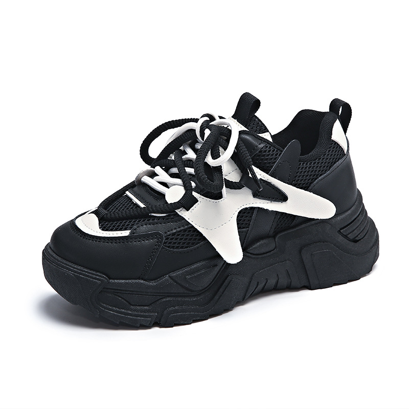 New Korean Version Instagram Trendy Versatile Thick Soled Casual Shoes