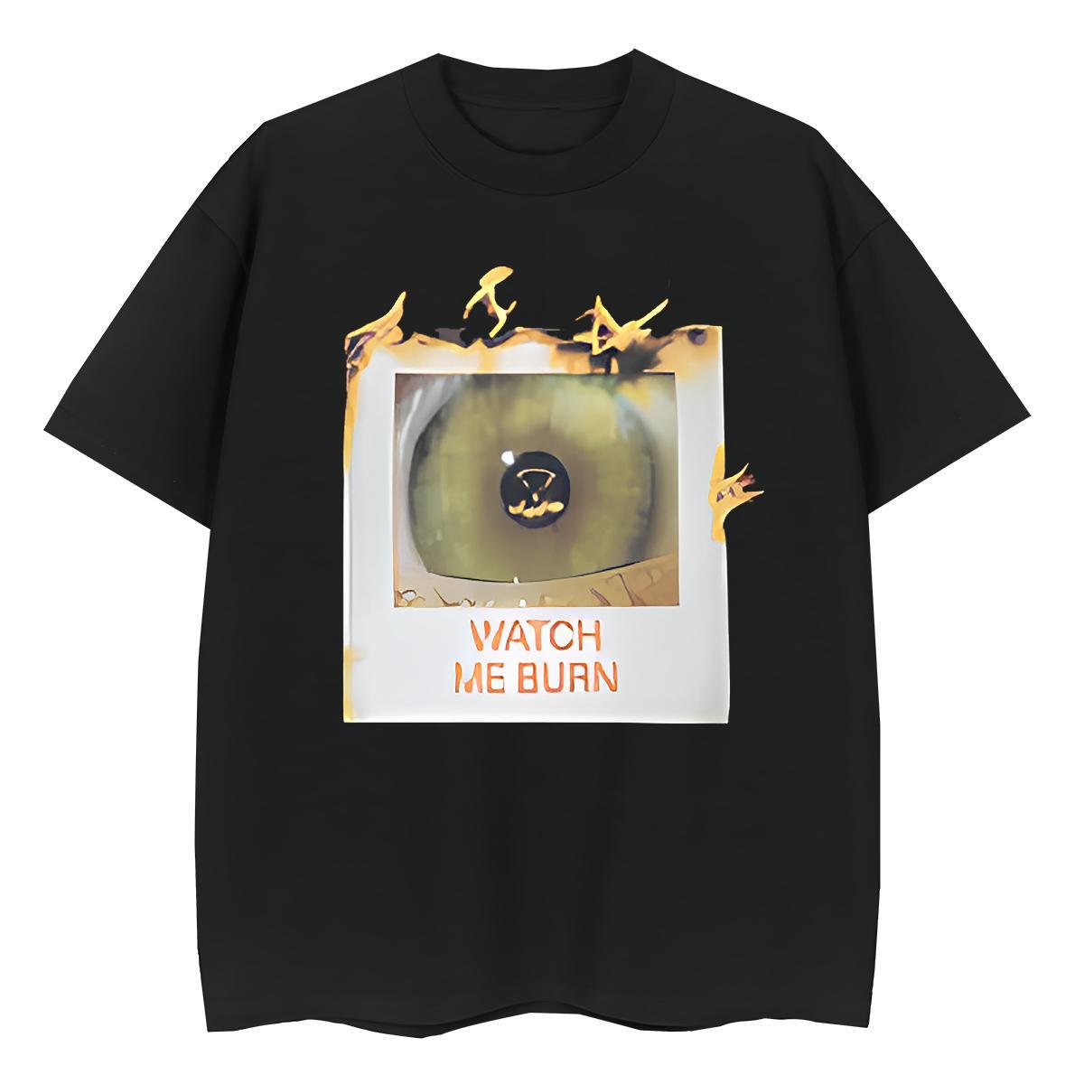 2024 Casual T Shirt For Woman 230g Pure Cotton Breathable Soft Street eyes Couples T Shirts Nice Plus Size Custom Clothings