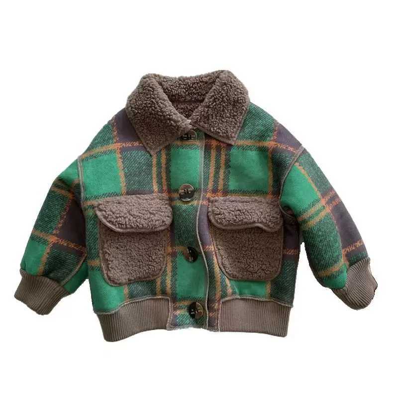 Autumn and winter childrens clothing baby clothing cashmere cardigan wool cardigan wool jacket boys coat M241018