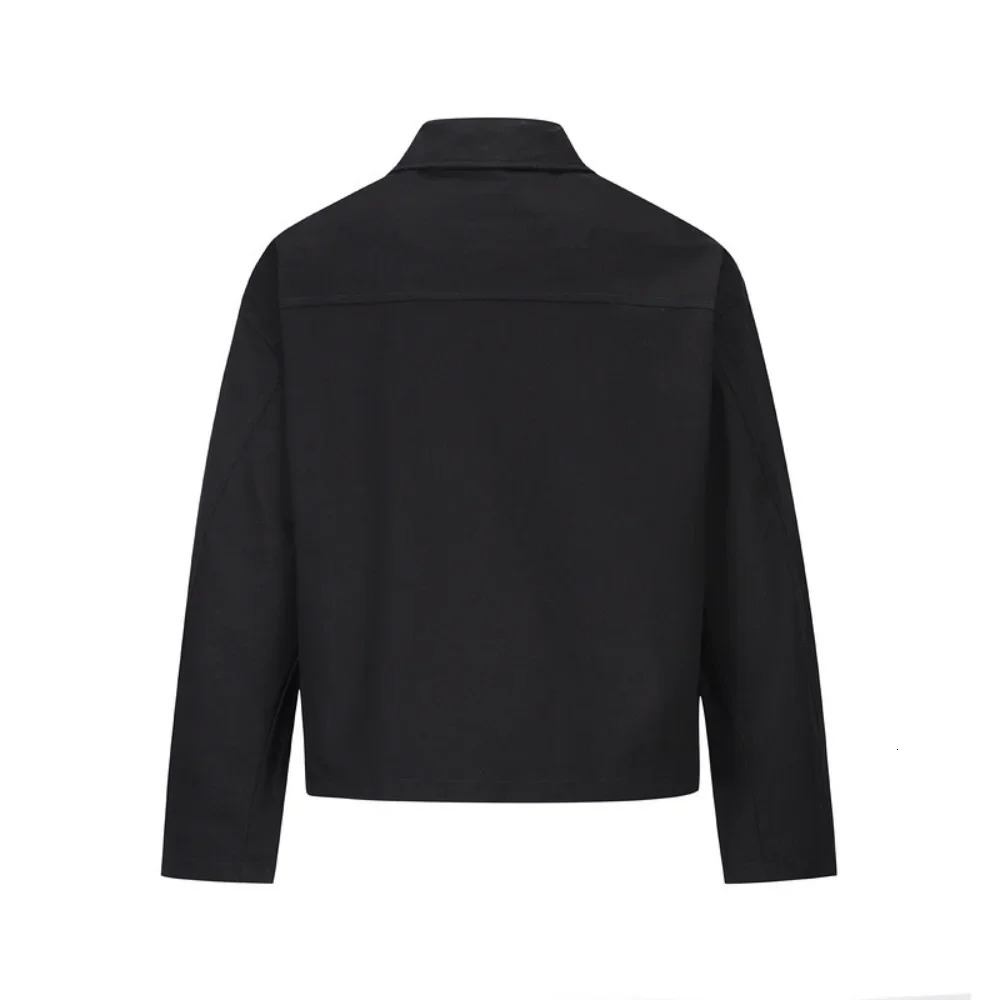 Mens Coats High Street Trend Short Zipper Womens Jacket Couple Outerwear Cardigan Tops Fashion Baseball 241018