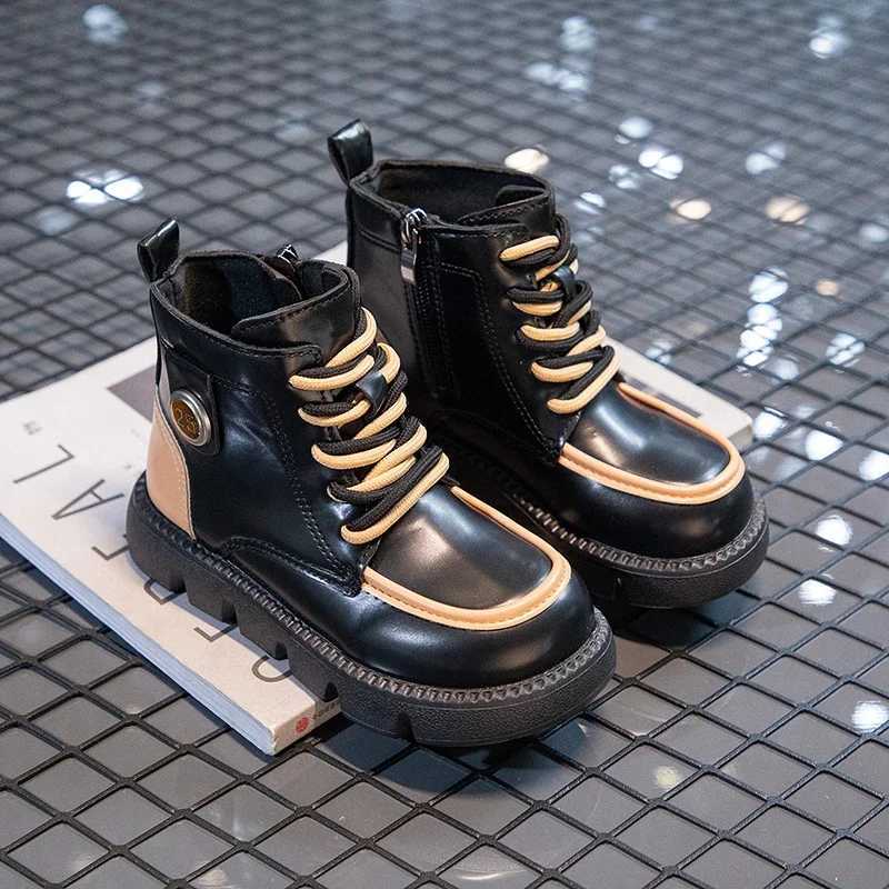 Boots Children Short Boots Spring and Autumn New Color Matching Kids Boys and Girls Ankle Boots Dropshipping 2023 Non-slip Breatheable H241018