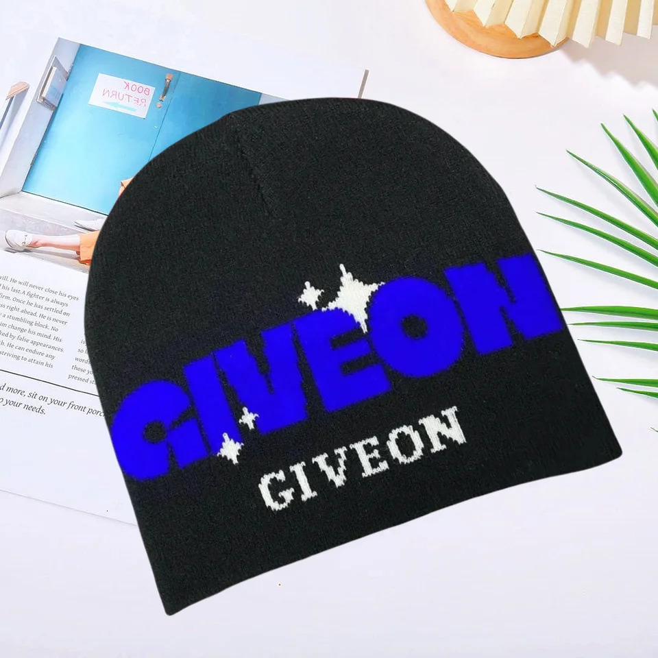 Alphabet knit cap fall and winter outdoor travel windproof ear protection multifunctional pullover cold cap men and women du 241007