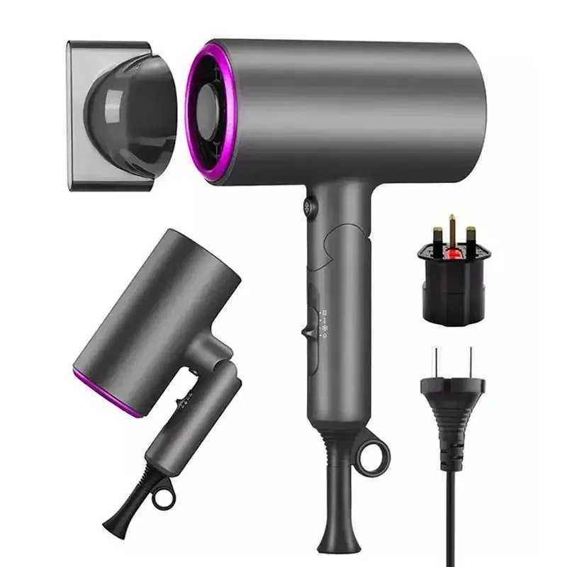 Upgraded new design luxurious and high-quality mini sales portable salon hair dryer professional foldable hair dryer with diffuser W241018