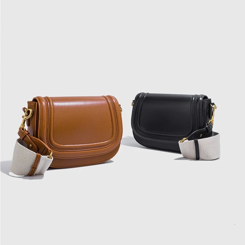 Fashion small flap wing sad bag er wide shoulder strap womens shoulder bag PU leather crossbody bag trend small phone bag241018