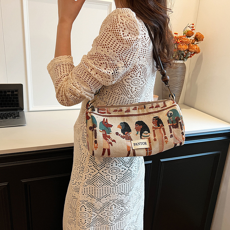 Tribal Personalized Small Fun Pharaoh Handbag Bohemian Style Shoulder Casual Underarm Bag #21 ddmymoon